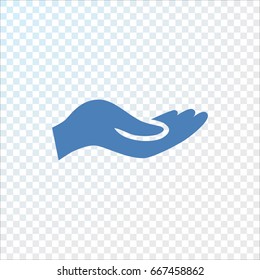 Give alms icon Flat.