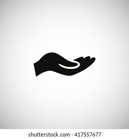 Give alms icon Vector