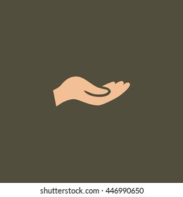 Give alms icon Vector.