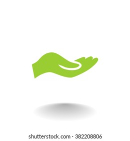 give alms, web icon.