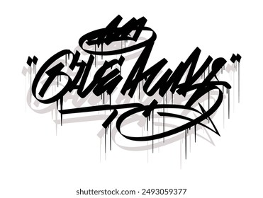 GIVE AWAY hand writing style design