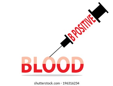 Give Blood Concept. Vector