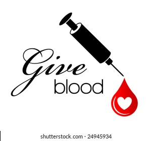 Give Blood - Heart Drop