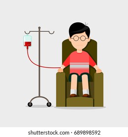 Give blood vector.