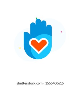 Give it flat icon. Ready to use for website mobile app presentation and any other projects. Suitable for any user interface and user experience