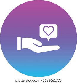 Icono de Vector de corazón. Se puede utilizar para aplicaciones de impresión, móviles y de Web.