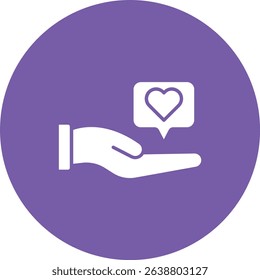 Give Heart vector icon. Can be used for printing, mobile and web applications.