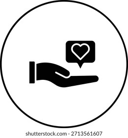 Icono de Vector de corazón. Se puede utilizar para aplicaciones de impresión, móviles y de Web.