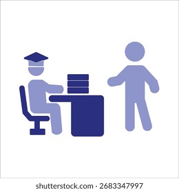 Da íconos de tarea. Vector de color simple
