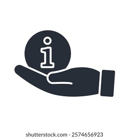 give infos icon. vector.Editable stroke.linear style sign for use web design,logo.Symbol illustration.