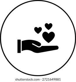 Icono de Vector de amor. Se puede utilizar para aplicaciones de impresión, móviles y de Web.