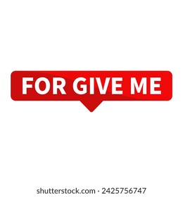 for give me Text In Red Rectangle Shape For Apologize Information Message Announcement Business Marketing Social Media
