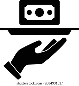 Give Money Isolated Vector icon which can easily modify or edit

