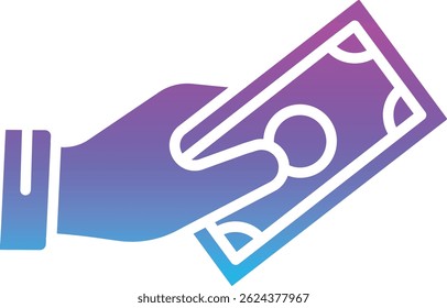 Icono de Vector de dinero. Se puede utilizar para aplicaciones de impresión, móviles y de Web.