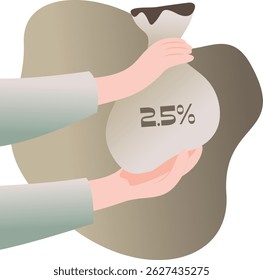 to give a portion of one's wealth to the poor and needy