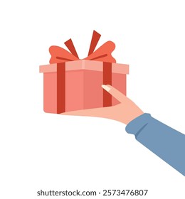 Give present. Giftbox. Valentine gifts. Birthday presents. Giveaway. Receiving gift. Reward praise. 