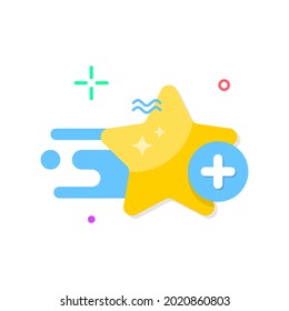 give rate app or website pop up permission concept illustration flat design vector eps10. modern graphic element for landing page, empty state ui, infographic, icon