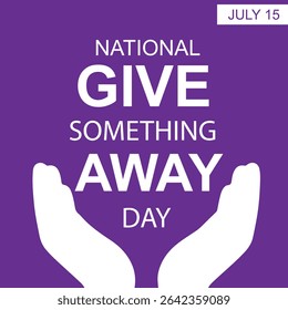  Give Something Away Day Graphic with Hands