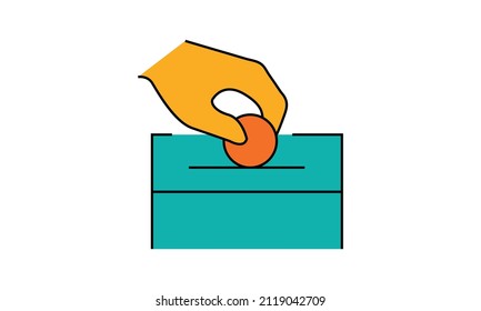 give something icon. give something vector illustration