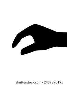 Give to take or put hand sign. Vector illustration on white background