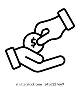 Give Vector Line Icon Design