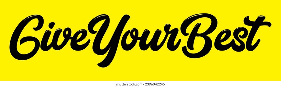 give your best text on yellow background.