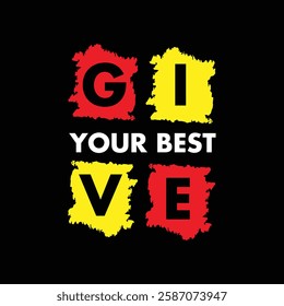give your best text on black background.