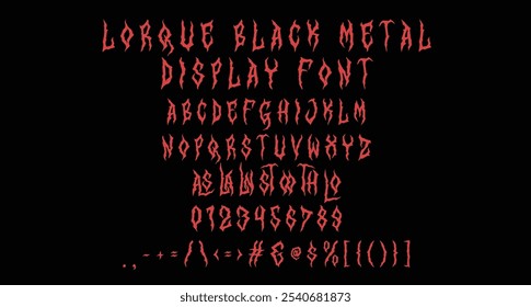 Dale a tus diseños una sensación de pincel auténtico hecho a mano. “Lorque Black Metal Display Font” se adapta perfectamente a papelería, logotipo, citas tipográficas, portada de revista o libro, encabezado de Sitio web, folleto.