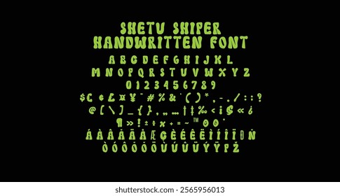 Give your designs an authentic brush handcrafted feel. "Shetu Shiper Handmade Handwritten Font" is perfectly suited to signature, stationery, logo, typography quotes, magazine or book cover.