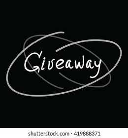 Giveaway banner.