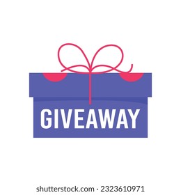 Giveaway contest banner design template