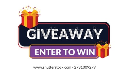 Giveaway, enter the draw to win.