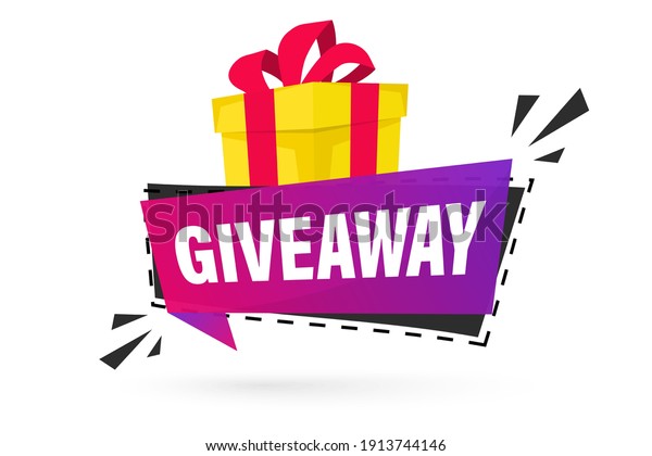 Giveaway Enter Win Social Media Post Stock Vector Royalty Free 1913744146