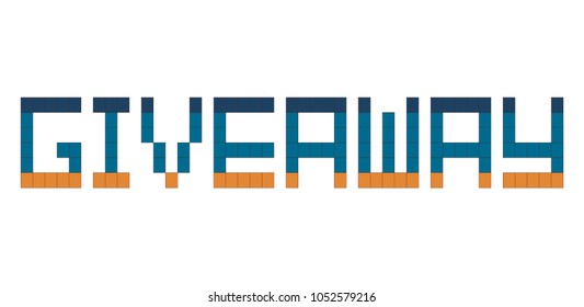 Giveaway pixel word