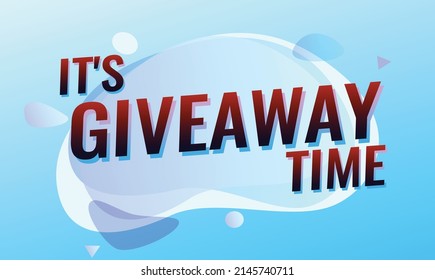 su concepto de palabra de tiempo de regalo ilustración vector con estilo 3d futurista azul moderno para la plantilla de la página de aterrizaje ui aplicación móvil afiche pancarta volante fondo tarjeta de regalo etiqueta de papel tapiz