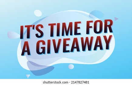 su concepto de palabra de tiempo de regalo ilustración vector con estilo 3d futurista azul moderno para la plantilla de la página de aterrizaje ui aplicación móvil afiche pancarta volante fondo tarjeta de regalo etiqueta de papel tapiz