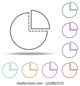 given information icon. Elements of business in multi color style icons. Simple icon for websites, web design, mobile app, info graphics
