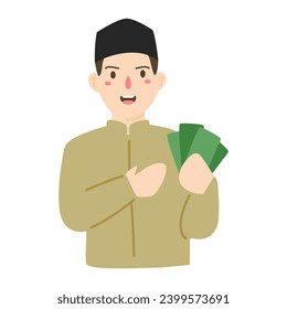 giving to charity during ramadan illustration