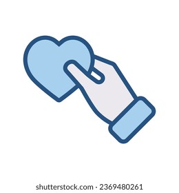 Giving charity icon, Vector Graphics