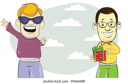 Giving a gift
