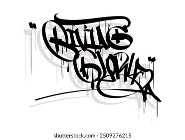 GIVING GLORY graffiti tag style design