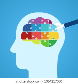 Giving idea to human brain concept,vector illustration.
EPS 10.