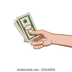 giving money