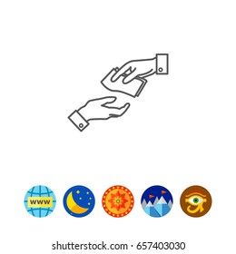 Giving money