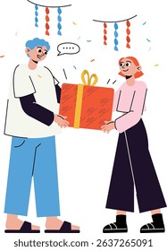 Giving a Traditional Birthday Gift