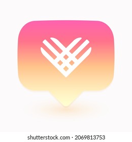 Giving Tuesday. Colorful charity day message template. Vector illustration 