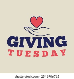 Giving Tuesday Vector illustration Design