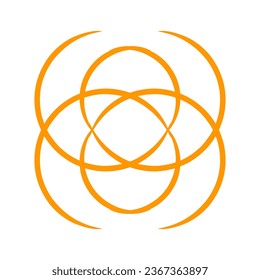 Giving vector concept or isolated logo, Logo or letter sketch