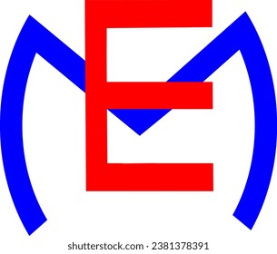 Dar concepto vectorial o logotipo aislado. Letra monográfica Logo o logotipo comercial o logotipo de la empresa