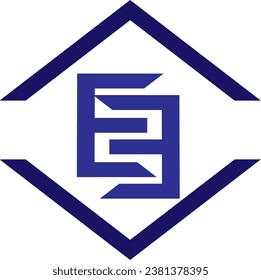 Giving vector concept or isolated logo. Monogram letter Logo or business logo or company logo